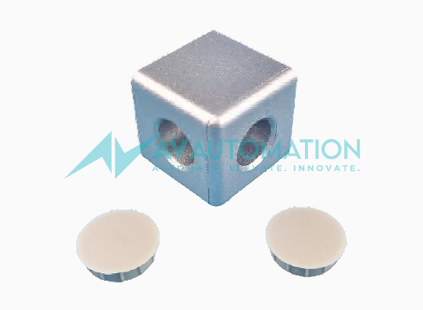 2-way-corner-connector-die-cast-aluminum-silver-powder-coating