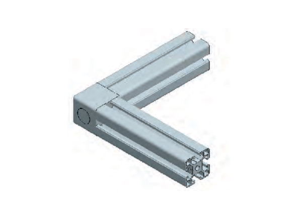 2-way-corner-connector-die-cast-aluminum-silver-powder-coating