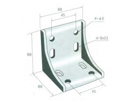 al-bracket-dcbk-88-x-88